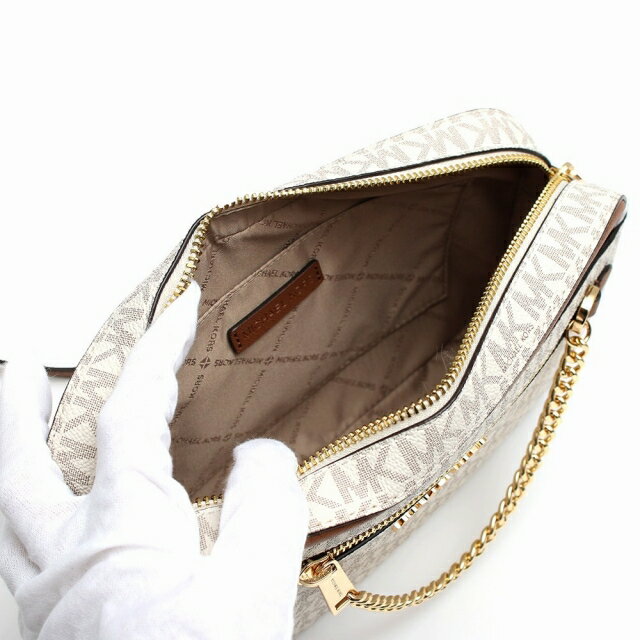 マイケルコース MICHAEL KORS JET SET ITEM LG EW ZP CHAIN XBODY ショルダーバッグ 35S1GTTC9B-VANILLA レディース バニラ