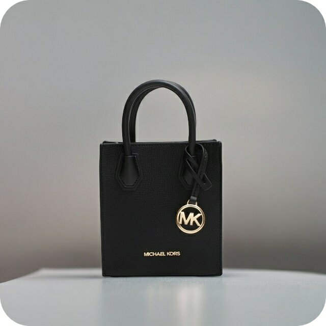 乐天商城 - ＼2000円OFFクーポン+さらに9倍／ マイケルコース MICHAEL KORS MERCER XS NS SHOPPER XBODY LEATHER ショルダーバッグ 35S1GM9T0L-BLACK レディース ブラック 13610