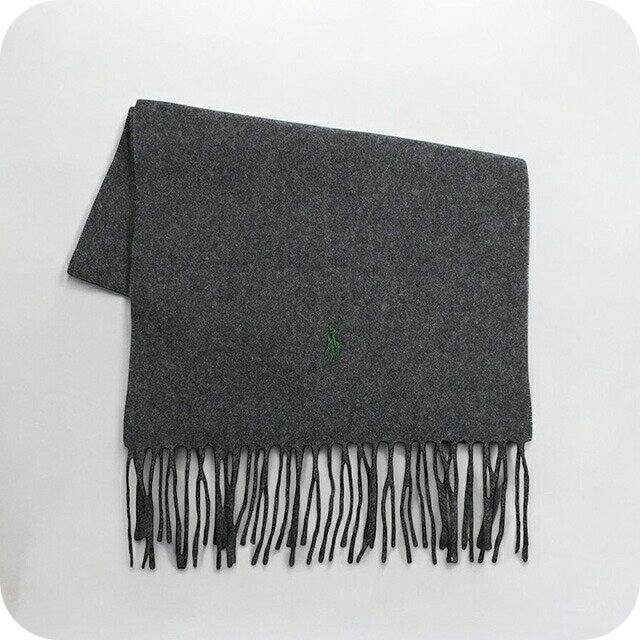 ポロラルフローレン POLO RALPH LAUREN マフラー PC0476-032 メンズ レディース グレー
