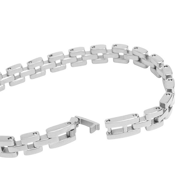 腕時計のななぷれ select shopの＼10%OFFクーポン★21日10時迄／ ダニエルウェリントン ブレスレット レディース DANIEL WELLINGTON 3-LINK BRACELET アクセサリー DW00401016 シルバー 腕輪 ジュエリー ブランド 高級 おしゃれ プレゼント 女性 実用的 かわいい｜アングル3