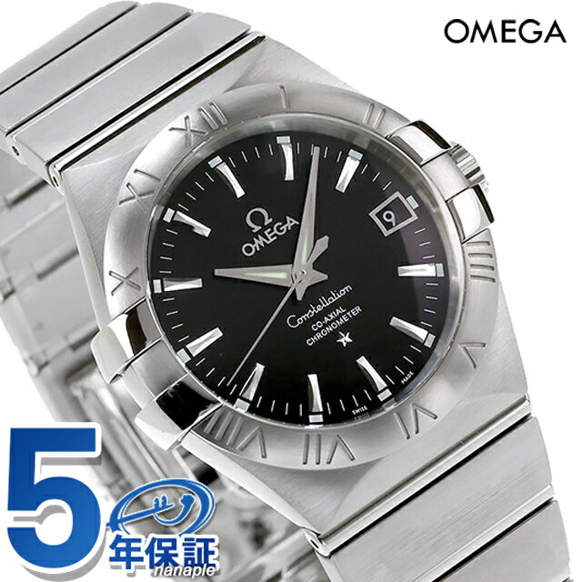 オメガ 腕時計 自動巻き コンステレーション クロノメーター 35MM メンズ ブラック OMEGA 123.10.35.20.01.001 新品 時計 ギフト 父の日 プレゼント 実用的