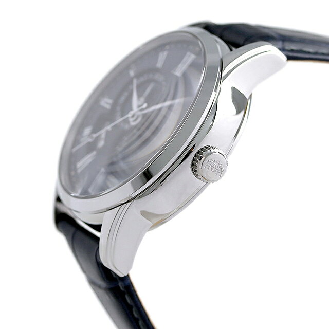 腕時計のななぷれ select shopのオリエント クラシック サン＆ムーン 42.5mm 自動巻き RN-AK0004L サン＆ムーン 腕時計 メンズ ネイビー CLASSIC ブランド おしゃれ 防水 プレゼント 男性 実用的｜アングル3