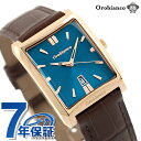オロビアンコ ビジネス腕時計 メンズ オロビアンコ パンダ クオーツ 腕時計 メンズ 革ベルト Orobianco OR001-1 アナログ ブルー ブラウン