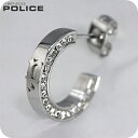 \さらに+4倍★今だけ!!/ ポリス ピアス メンズ ブランド POLICE ステンレススチール スタッド 片耳用 26398ESS01 シルバー アクセサリー