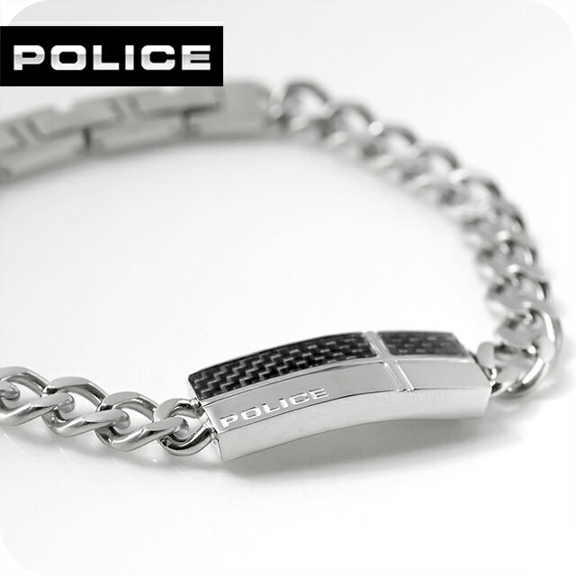Rakuten - ポリス ブレスレット メンズ ブランド POLICE FIBERSKIN プレート GB0081801 シルバー アクセサリー