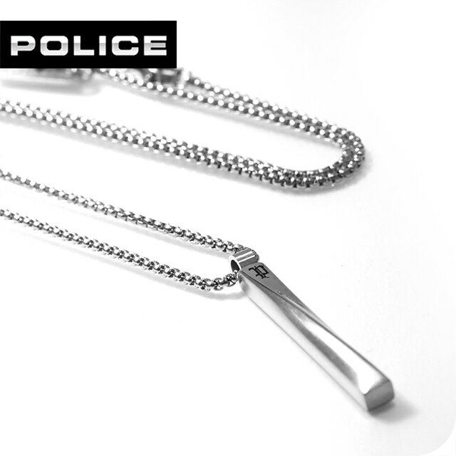 ポリス ネックレス メンズ ブランド POLICE CONTORTO GN0081701 シルバー アクセサリー