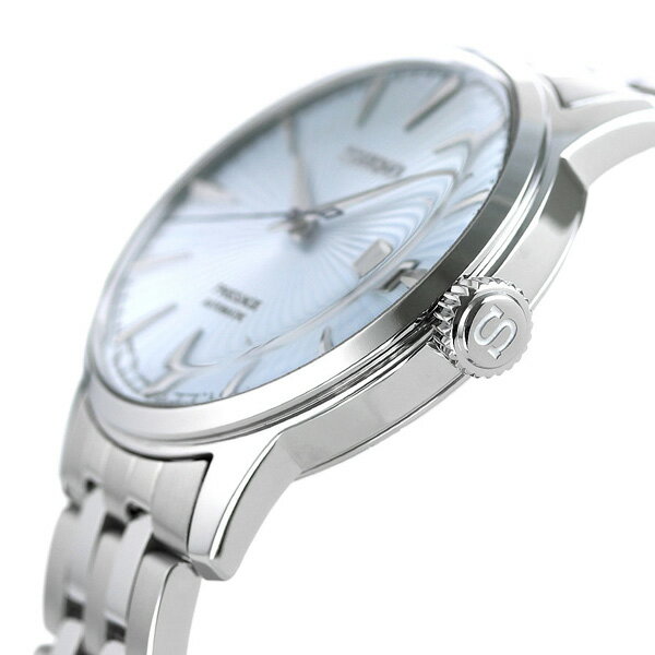 【湯呑み付】 セイコー プレザージュ Cocktail Time カクテル スカイダイビング 自動巻き メンズ 腕時計 SARY161 SEIKO PRESAGE アイスブルー 高級 ブランド おしゃれ 防水 プレゼント 男性 実用的