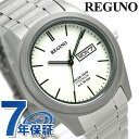 \さらに+9倍★16日02時迄/ シチズン レグノ ソーラー メンズ 腕時計 ブランド チタン KM1-415-11 CITIZEN REGUNO ホワイト 時...