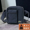 ＼激アツな6日間★全品10%OFFクーポン／ ラコステ LACOSTE NH4101 992 ネオクロコ ジップ カメラバッグ ショルダーバッグ ネイビー メンズ レディース ユニセックス ワニロゴ ブランド