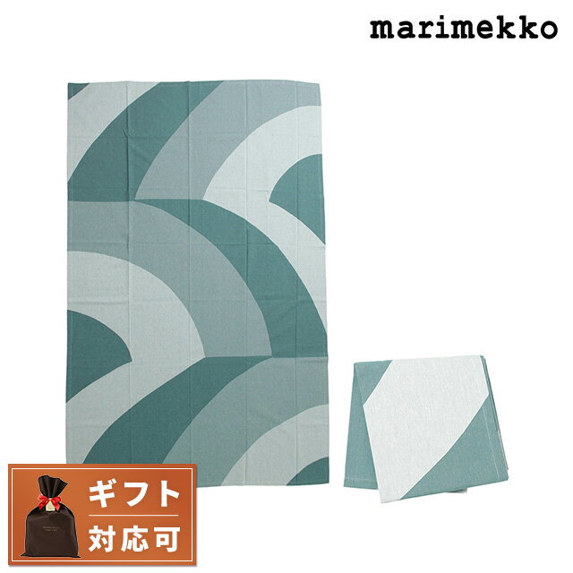 ＼期間限定★店内全品2000円OFFクーポン／ マリメッコ marimekko 072187 650 サヴァンニ テーブルクロス 244×151cm グリーン/ ダークブルー/ ミント レディース ユニセックス Savanni Table Cloth ブランド