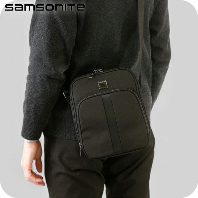 樂天商城 - サムソナイト ショルダーバッグ メンズ レディース ブランド Samsonite サックスクエア ブラック バッグ 9880