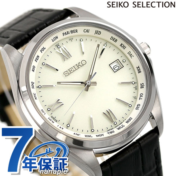 セイコー 腕時計 電波ソーラー メンズ チタン ワールドタイム 時計 SBTM295 日本製 SEIKO 記念品 プレゼント ギフト