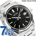 セイコーセレクション Sシリーズ クオーツ 腕時計 ブランド メンズ 流通限定モデル SEIKO SELECTION SBTH005 アナログ ブラック 黒 記...