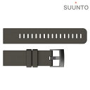 スント シリコンストラップ 時計ベルト 交換用ベルト ブランド メンズ レディース スントアクセサリー SUUNTO SS022227000 グレー