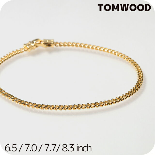 Silver - ＼10%OFFクーポン／ トムウッド ブレスレット メンズ レディース ブランド TOMWOOD Curb Bracelet M Gold 100258 アクセサリー 選べるモデル 35480