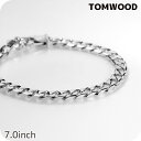 トムウッド ブレスレット メンズ レディース ブランド TOMWOOD フランキーブレスレット 7.0インチ 100475 シルバー アクセサリー