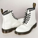 \10%割引クーポン★5/7 10時迄/ ドクターマーチン ワークブーツ メンズ レディース ブランド DR.MARTENS レザー 11822100 5 ホワ...