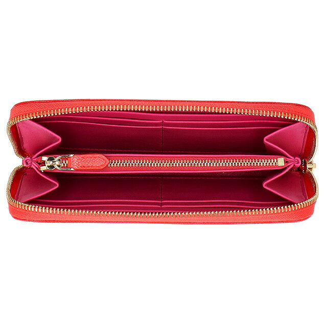 ブルガリ 長財布 レディース ブランド BVLGARI レザー 288182 SSCOR レッド