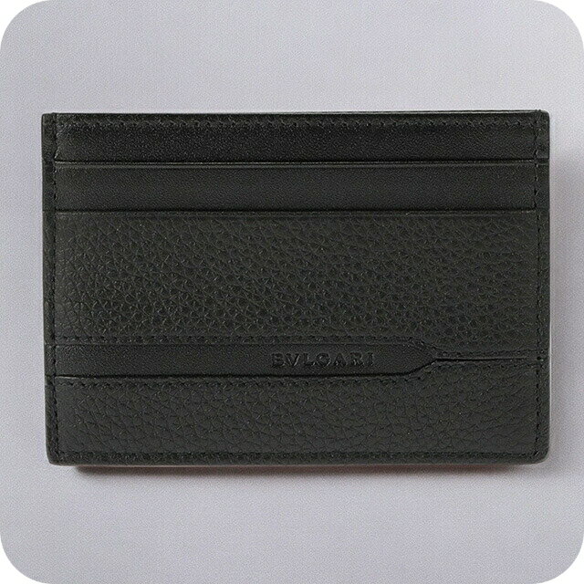 乐天商城 - ブルガリ カードケース メンズ ブランド BVLGARI 36969 BLK ブラック 20720