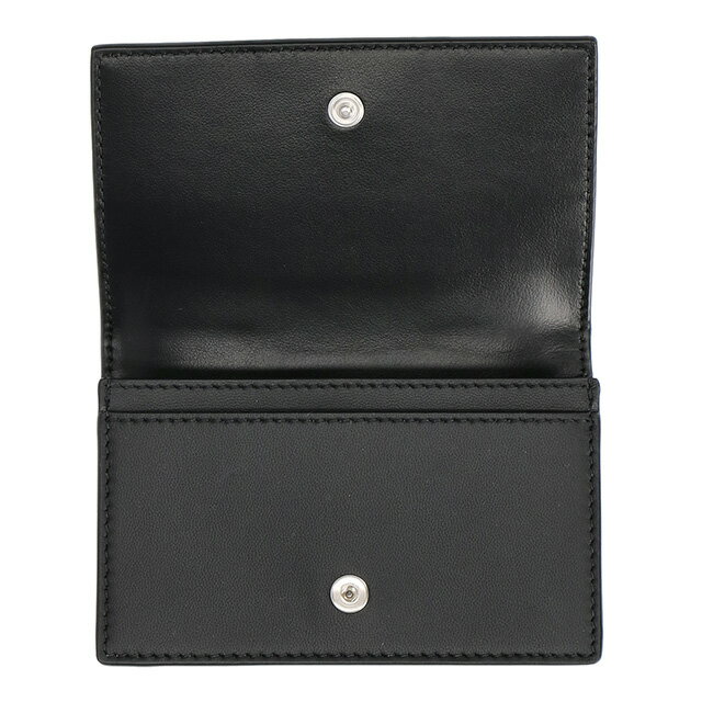 ボッテガ・ヴェネタ 名刺入れ レディース ブランド BOTTEGA VENETA イントレチャート 651396 V3UO3 8803 ブラック