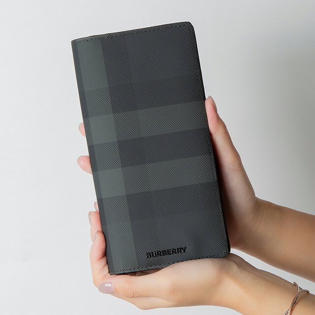 バ−バリ− 長財布 メンズ BURBERRY チェック 8070199 ブラック ウォレット ブランド 高級 おしゃれ 実用的 7ple-10019792 腕時計のななぷれ select shop サンプル画像3