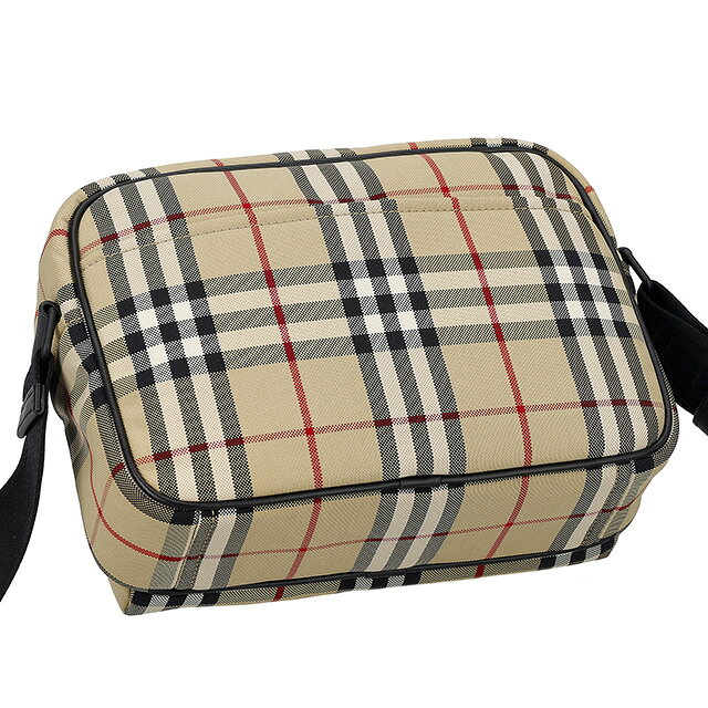 ＼ 21日10時まで バーバリー ショルダーバッグ メンズ BURBERRY チェック 8084111 ベージュ 斜めがけ ブラ 7ple-10019660 腕時計のななぷれ select shop サンプル画像2