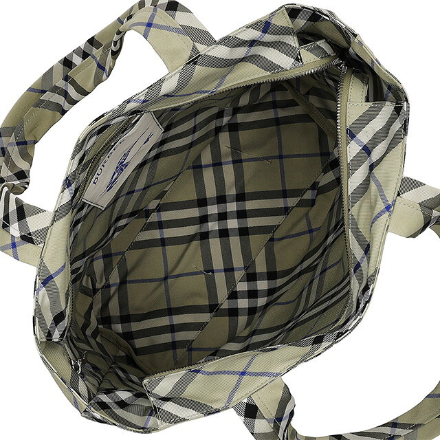 ＼2000円OFF さらに9倍 バ−バリ− トートバッグ メンズ BURBERRY チェック 8097719 ベージュ 軽量 手 7ple-10019777 腕時計のななぷれ select shop サンプル画像3