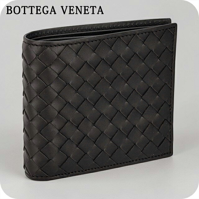 Other - ＼10%OFFクーポン／ ボッテガ・ヴェネタ 二つ折り財布 二折財布 メンズ ブランド BOTTEGA VENETA 113993-V47W1 2006 ダークブラウン 72100