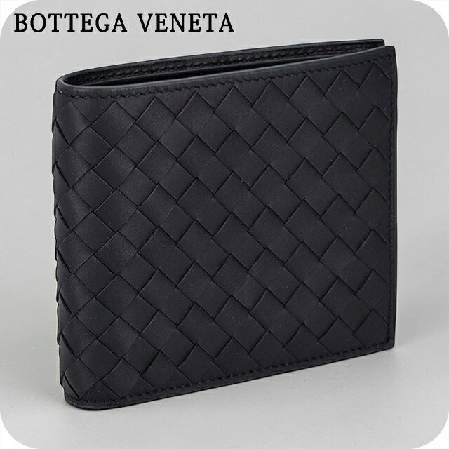 BOTTEGA VENETA - ボッテガ・ヴェネタ 二つ折り財布 二折財布 メンズ ブランド BOTTEGA VENETA 113993-V47W1 4246 ネイビー 68130
