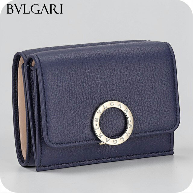 Rakuten - ブルガリ 三つ折り財布 三折財布 レディース ブランド BVLGARI 292966 BLBER ネイビー/ライトピンク