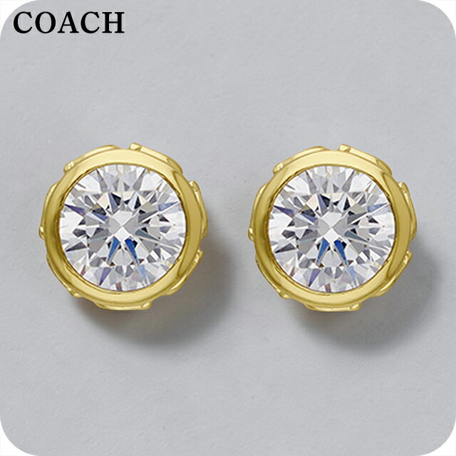 樂天商城 - コーチ ピアス レディース ブランド COACH スタッド 両耳用 Thailand 423484 GD111 ゴールド アクセサリー 8770