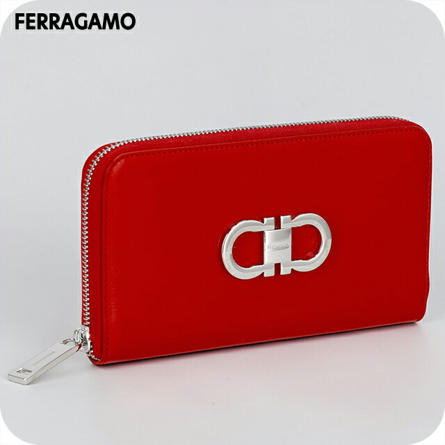 樂天商城 - フェラガモ 長財布 レディース ブランド Ferragamo ITALY 220626 FLARD レッド
