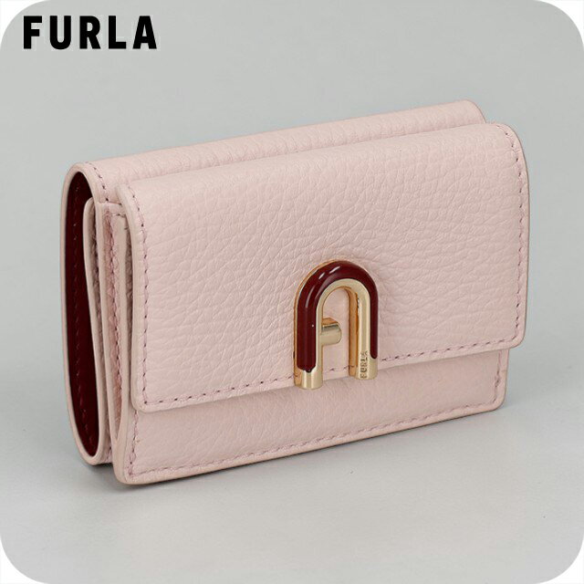 【新品未使用】FURLA　レザーリボンロゴ付きコンパクト三つ折り財布　ピンク 楽天市場】フルラ 三つ折り財布 ピンクの通販