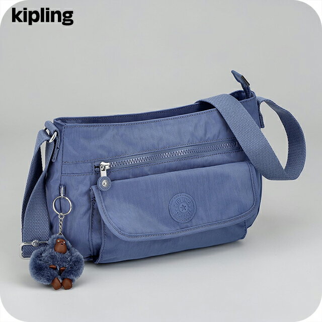 乐天商城 - キプリング ショルダーバッグ レディース ブランド Kipling CHINA KI93903JO CLASSIC INDIGO ブルー 斜めがけ 高級 おしゃれ プレゼント 女性 実用的 かわいい 9470