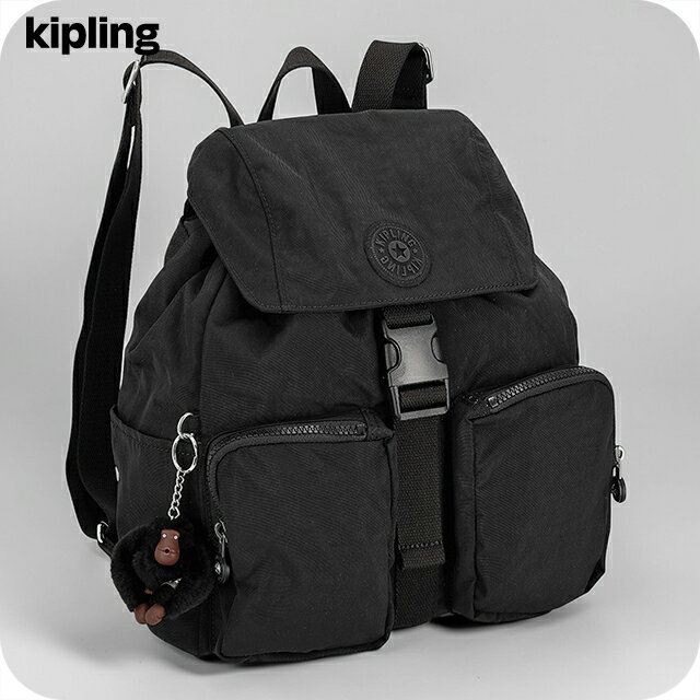 Rakuten - キプリング バックパック レディース ブランド Kipling CHINA KIB8N30DH BLACK TONAL ブラック 旅行 高級 おしゃれ プレゼント 女性 実用的 かわいい
