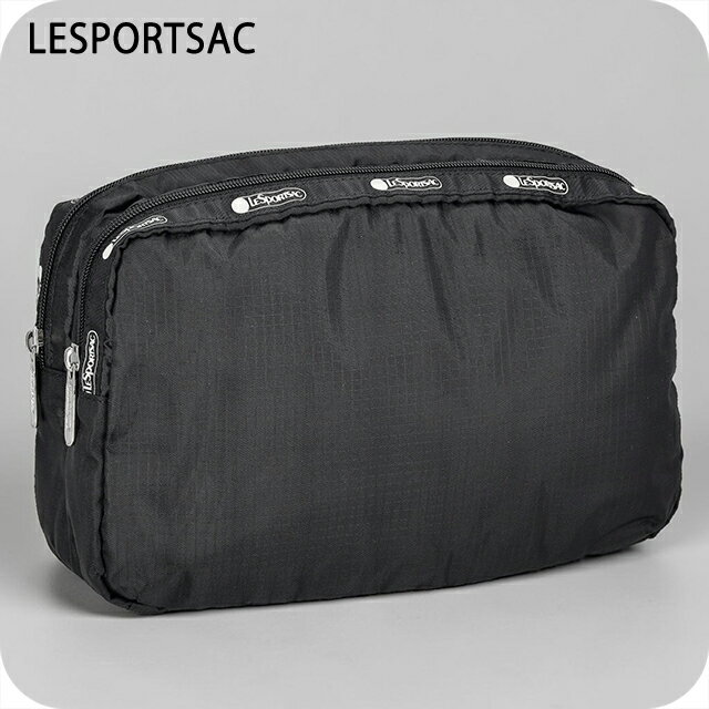 LeSportsac - ＼10%OFFクーポン／ レスポートサック ポーチ レディース ブランド LeSportsac VIETNAM 3953 JET BLACK L ブラック