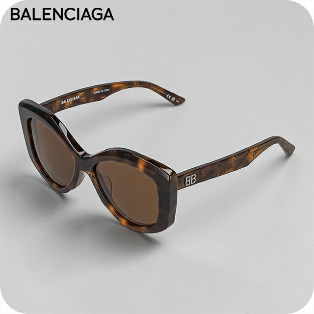 Rakuten - バレンシアガ サングラス レディース ブランド BALENCIAGA ITALY BB0126S 005 ブラウン