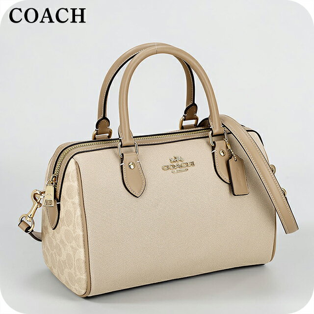 樂天商城 - コーチ ハンドバッグ レディース ブランド COACH Cambodia CAK58 IMLG6 ベージュ/ライトブラウン 軽量 小さめ 手提げ 高級 おしゃれ プレゼント 女性 実用的 かわいい 34420