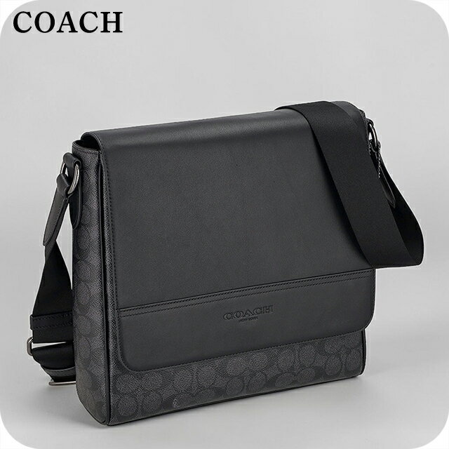COACH - コーチ ショルダーバッグ メンズ ブランド COACH Philippines CZ399 QBMI5 ブラック/チャコール 斜めがけ ブランド 高級 おしゃれ プレゼント 男性 実用的 かっこいい 31770