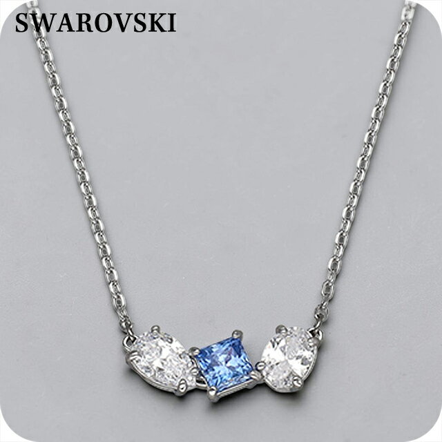 スワロフスキー ネックレス レディース ブランド SWAROVSKI 5668276 シルバー/ブルー アクセサリー