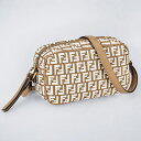 \10%OFFクーポン★2日10時迄/ フェンディ ショルダーバッグ レディース ブランド FENDI 8BS0770APZQ F1MB1 ブラウン/ホワイト