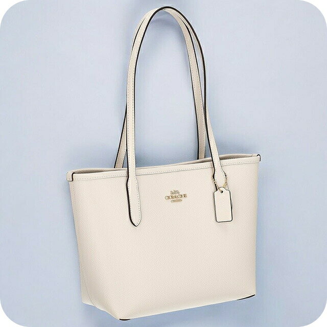 コーチ トートバッグ 2way ショルダー レディース アウトレット ブランド COACH レザー CT859 IMCHK チョーク ホワイト 軽量 手提げ 高級 おしゃれ プレゼント 女性 実用的 かわいい
