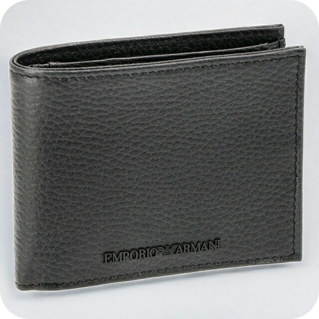 Rakuten - エンポリオ・アルマーニ 二つ折り財布 メンズ ブランド EMPORIO ARMANI Y4R167Y068E 80001 ブラック