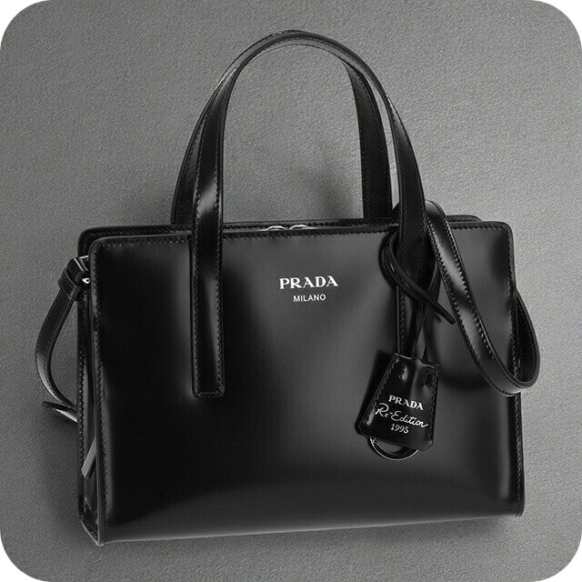 樂天商城 - プラダ ハンドバッグ レディース ブランド PRADA レザー 1BA357 ブラック 387420