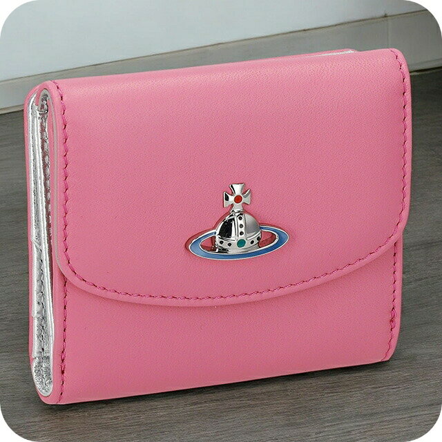 楽天市場】ヴィヴィアンウエストウッド 財布 二つ折り ピンクの通販 