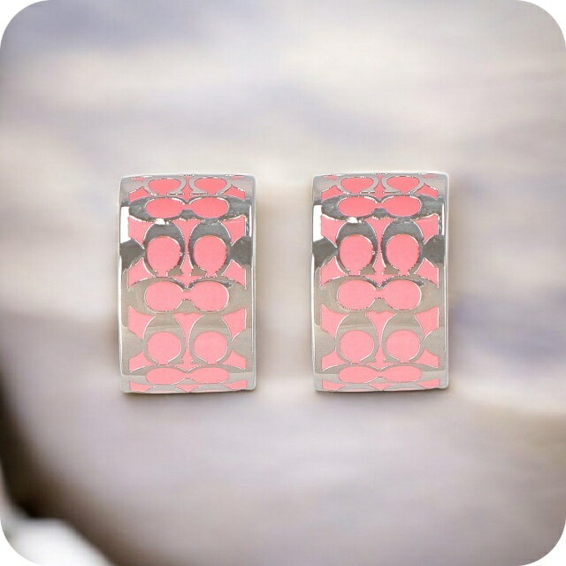 ＼2000円OFF+さらに9倍／ コーチ ピアス レディース ブランド COACH C7770 NJ5 E ピンク/シルバー