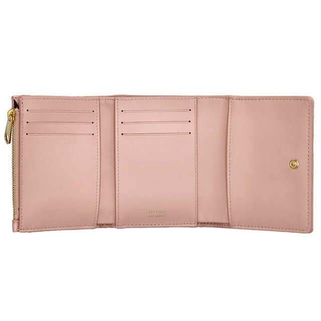 バ−バリ− 三つ折り財布 レディース ブランド BURBERRY 8062369 ピンク ウォレット 高級 おしゃれ プレゼント 実用的