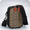 コーチ ショルダーバッグ メンズ ブランド COACH CH097 カーキ/ブラックマルチ