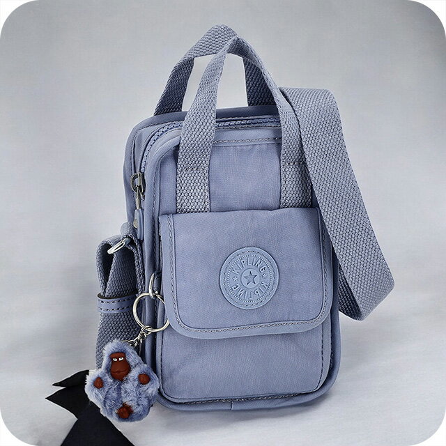 ＼2000円OFFクーポン★さらに+9倍／ キプリング ハンドバッグ レディース ブランド Kipling KI91437II ブルー 軽量 小さめ 手提げ 高級 おしゃれ プレゼント 女性 実用的 かわいい