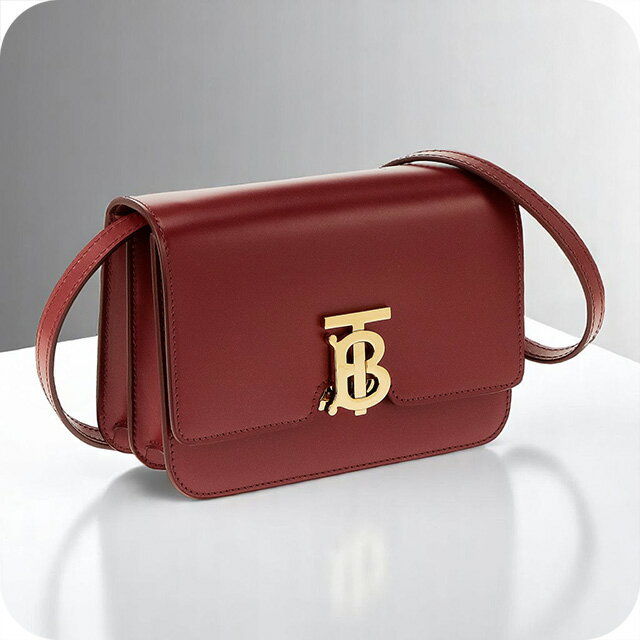 BURBERRY - バ−バリ− ショルダーバッグ レディース ブランド BURBERRY 8010332 レッド 斜めがけ 高級 おしゃれ プレゼント 女性 実用的 かわいい 206950